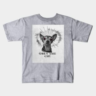 Obey The Chihuahua Kids T-Shirt